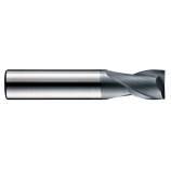 Fresa para ranurar Metal Duro Integral -DIN6527K -Z2 -Hélice 30° -Chaflán de protección - Recubrimiento ALCRONA