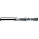 Fresa para ranurar Metal Duro Integral -Z2 -Hélice 30° -Chaflán de protección - Recubrimiento ALCRONA - Serie extralarga