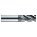 Z4 helical carbide finishing end mill 40° h10 Curved