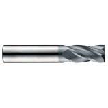 Fraise de finition carbure -Revêtue ALCRONA -DIN6527L -Z4 -Hél. 30° -Chanfrein -Longue