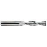 Fresa para ranurar Metal Duro Integral -Z2 -Hélice 30° -Chaflán de protección - Serie extralarga