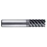 Z6 helical carbide finishing end mill, ULTRACUT coating 55° h9 Chamfer
