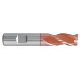 Z3 Hel. 45° e8 DIN844BK HIGHCUT coated HSSE8% cobalt slotting end mill - Normal