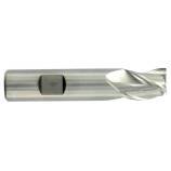 Fresa para ranurar HSS-E8 - DIN844BK - Z3 - Hélice 35°