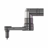 Renvoi d'axe pour machine type clé d'angle Longueur 5 pignons pour code 3A et 4