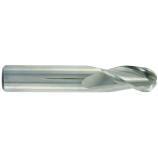 Fresa para ranurar semi-esférica Metal Duro Integral - Z3 Hélice 30°