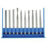 10 fresas lima de carburo (mini) mango 3 mm Ø 3 mm TECHNIC 