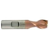 Fraise à rainurer HSS-E8 (cobalt 8%) -Revêtue HIGHCUT -DIN327D -Z2 -e8 -Hél.30° -Courte