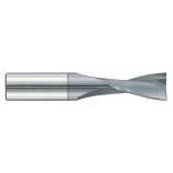 Fresa para ranurar Metal Duro Integral 2 cortes- Z2 - Recubrimiento SLIDECUT