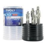 6 DIN373 HSSE5% cobalt 180° counterbores - Ø 6 to 18 mm 