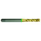 Flashcut machine tap HSSE-PM -TiN coated -UNC UNF -DIN 371/376 -C Shape -2B -Interrupted thread -Rear conicity
