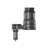 Adaptador angular para máquina tipo Pistola Longitud 3 piñones para codo 3A y 4