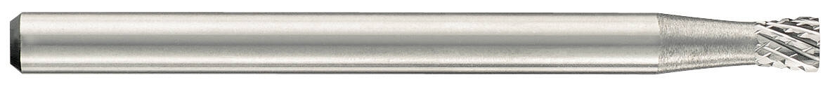 10321710300-Tapered carbide file cutter (mini) 90° -TivolyNorm -Normal cut -Chip cutter -Form B (Unit packaging) # / Ø: 3 / d2: 3 / L: 38