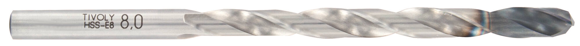 81492710630-Ø: 6.3 / L: 148 / INC_B metal drill bit HSS-E8 (cobalt 8%) -INCOCUT coated -DIN 340 -h8 -7xd -Split point -Type N -Cylindrical shank (Bulk)